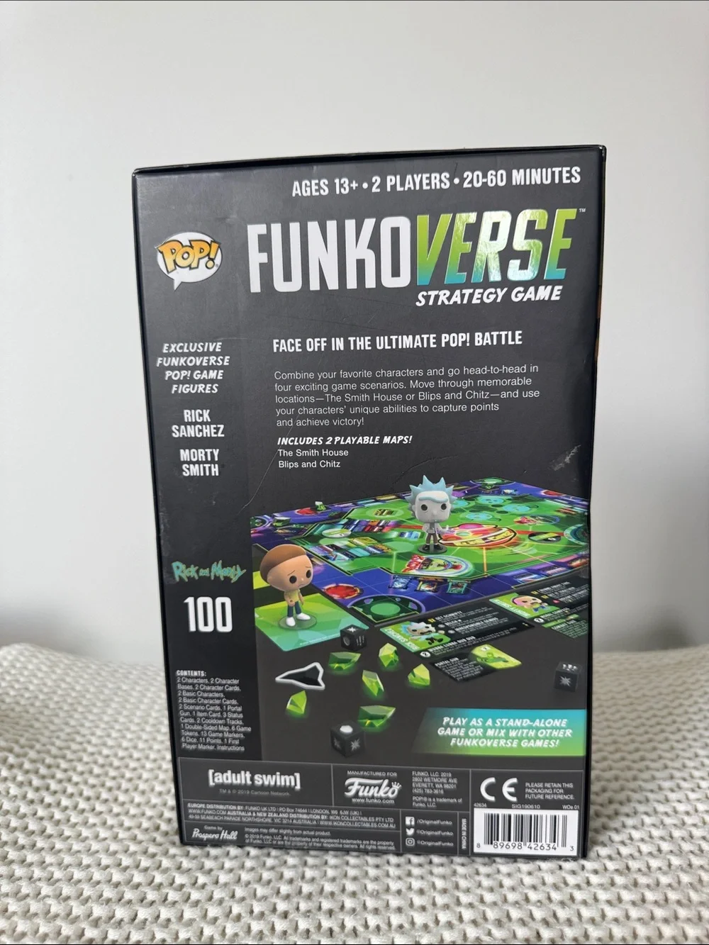 FUNKO FUNKOVERSE Rick and Morty Strategy Game - Green Box